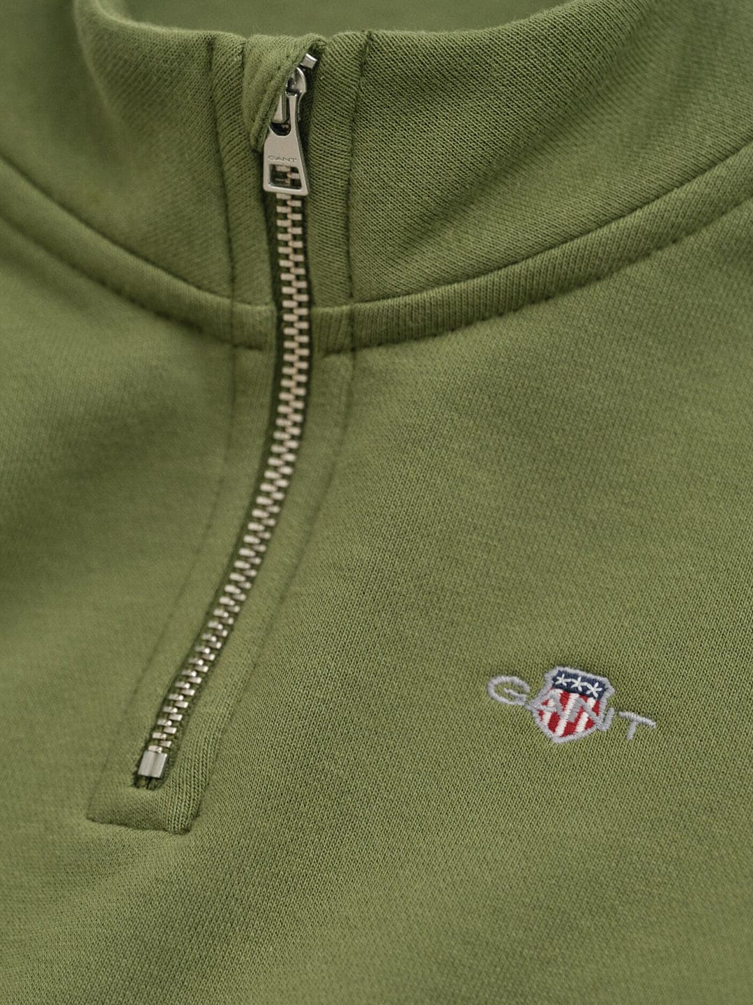 Gant Boys Green Solid Round Neck Sweatshirt