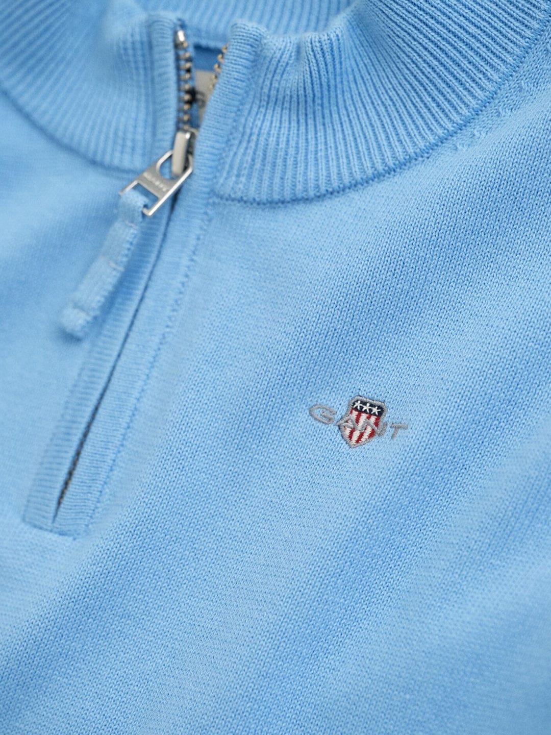 Gant Boys Blue Solid Round Neck Sweatshirt