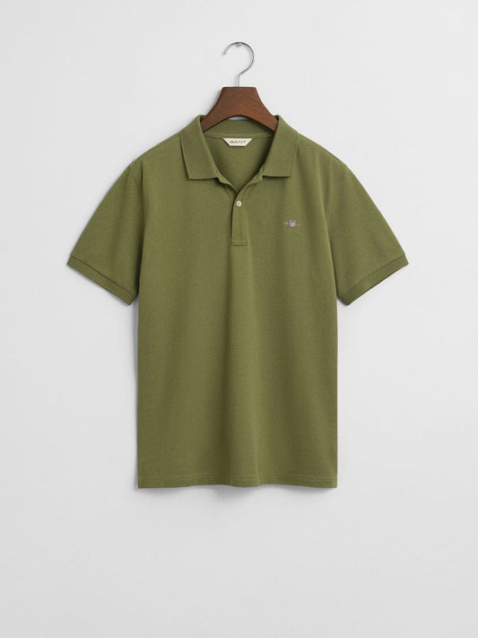 Gant Boys Green Solid Polo Tshirt