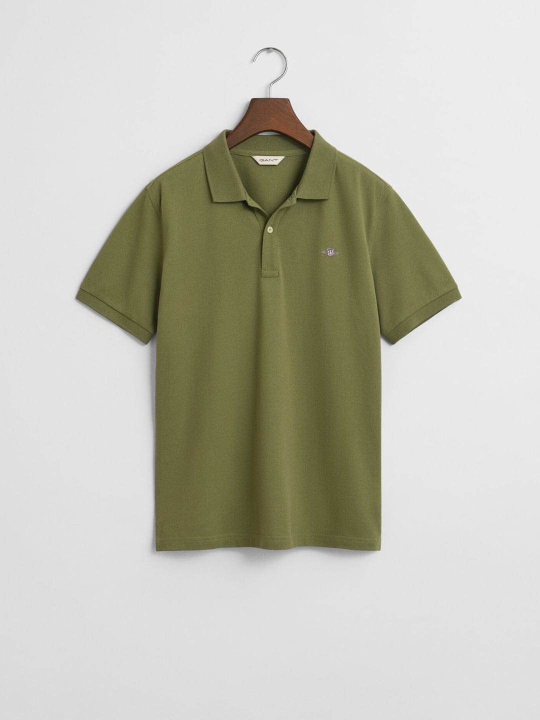 Gant Boys Green Solid Polo Tshirt
