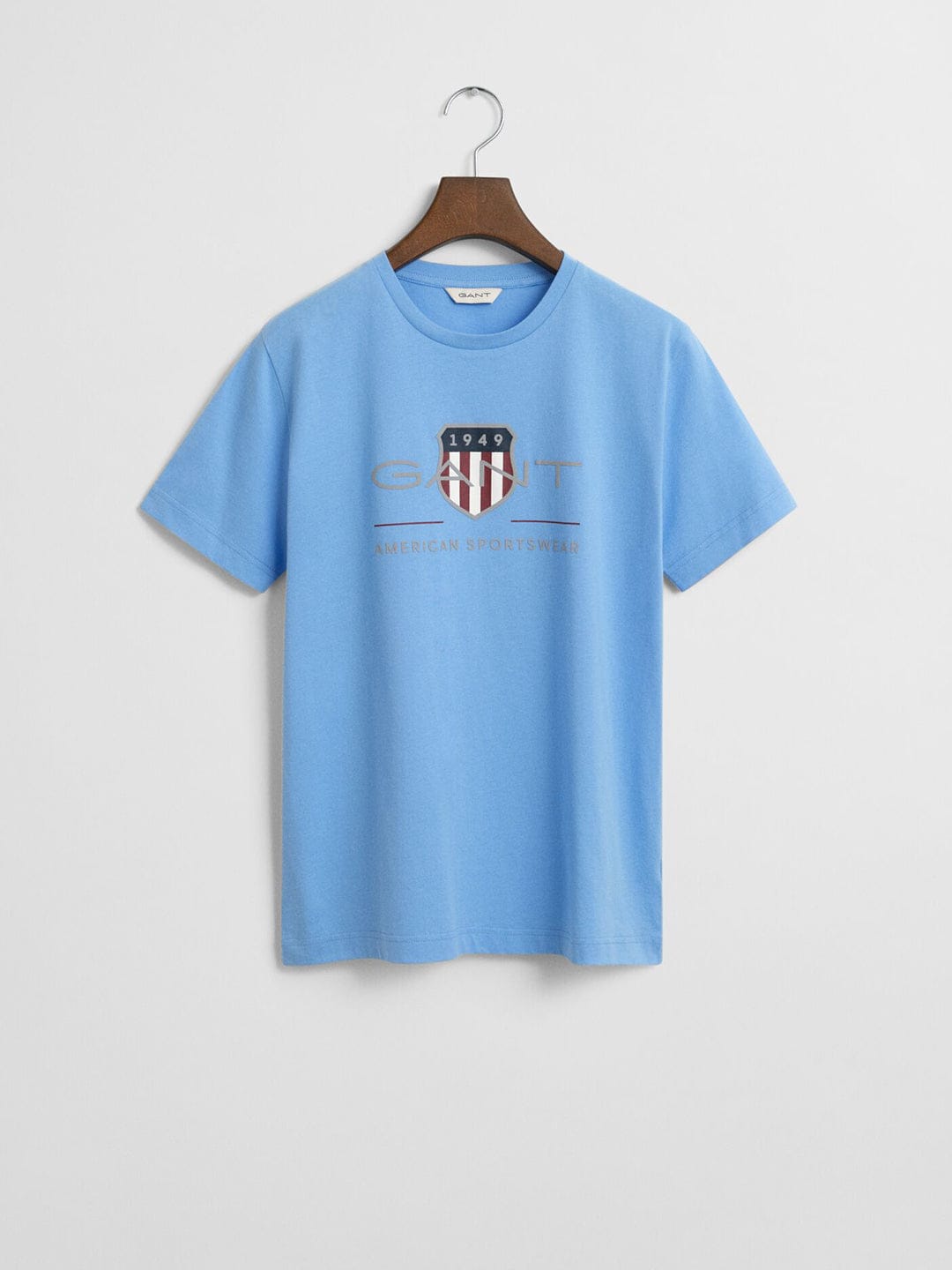 Gant Boys Blue Graphic Round Neck Tshirt
