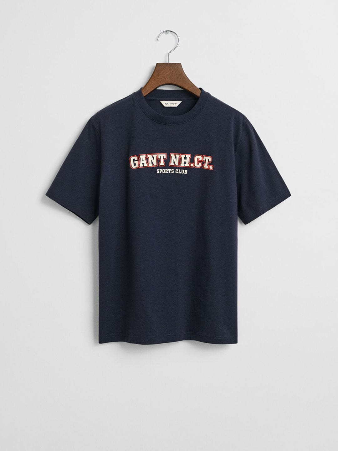 Gant Boys Blue Graphic Round Neck Tshirt