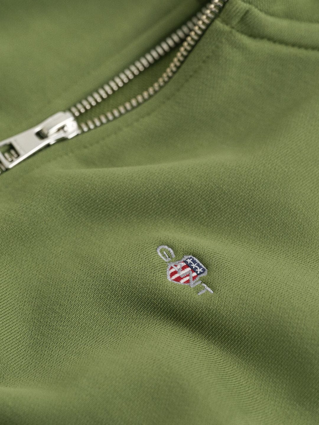 Gant Boys Green Solid Round Neck Sweatshirt