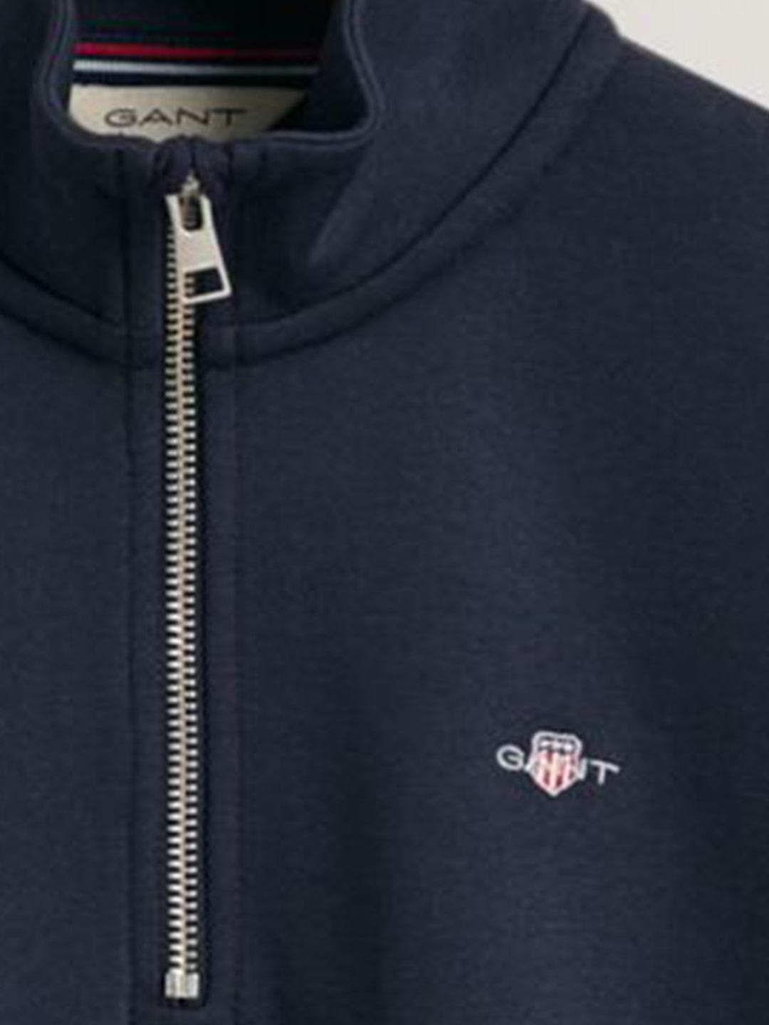 Gant Boys Blue Solid Round Neck Sweatshirt