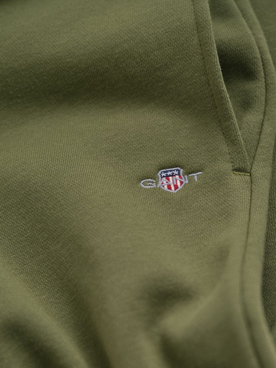 Gant Boys Green Regular Fit Solid Sweatpant