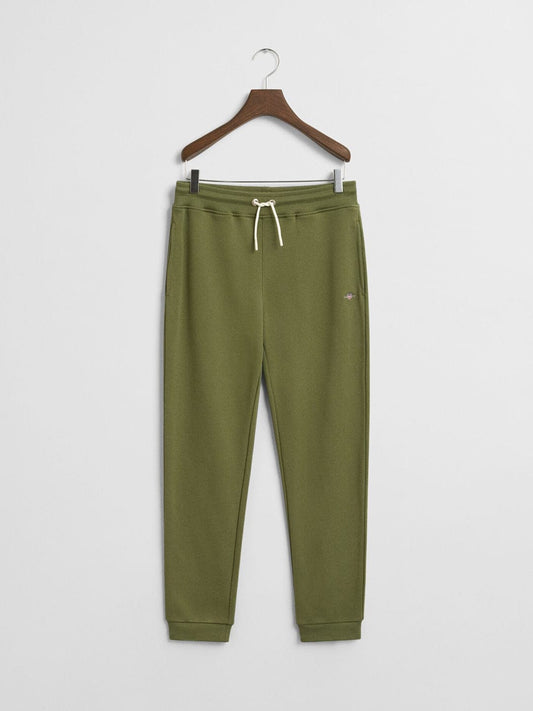 Gant Boys Green Regular Fit Solid Sweatpant