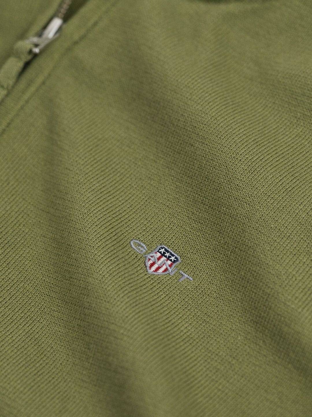 Gant Boys Green Solid Round Neck Sweatshirt