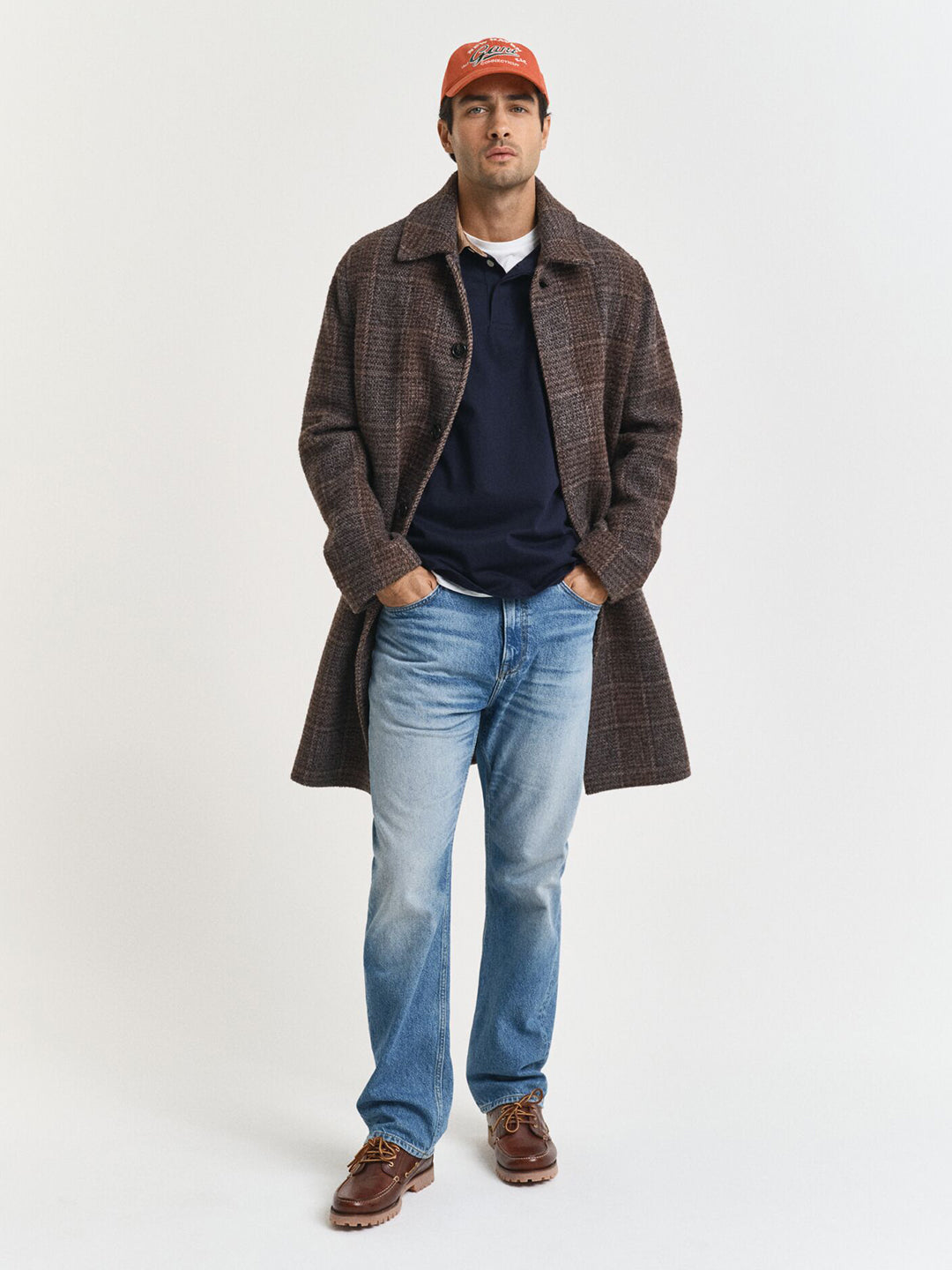 Gant Men Blue Solid Polo Tshirt