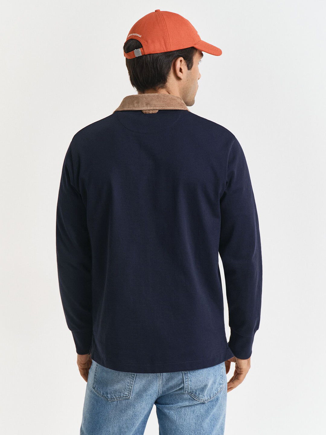 Gant Men Blue Solid Polo Tshirt