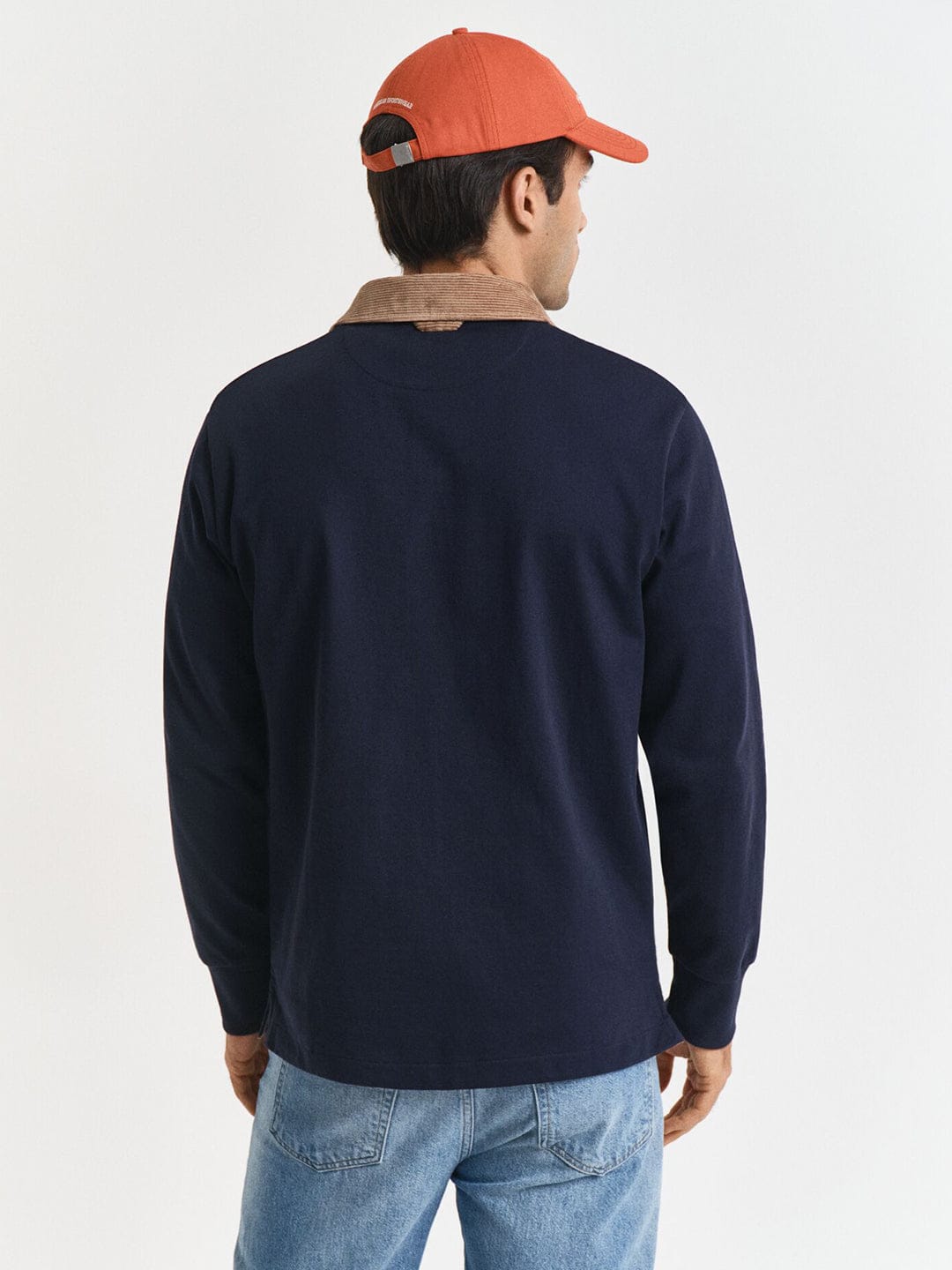 Gant Men Blue Solid Polo Tshirt