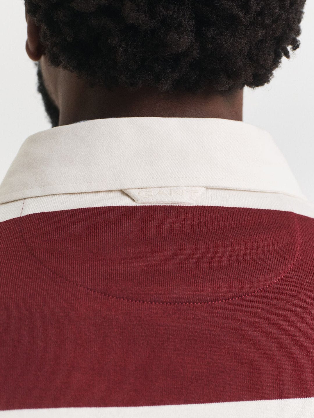 Gant Men Blue Striped Polo Tshirt