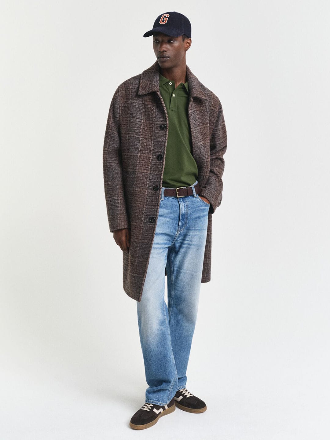 Gant Men Green Solid Polo Tshirt