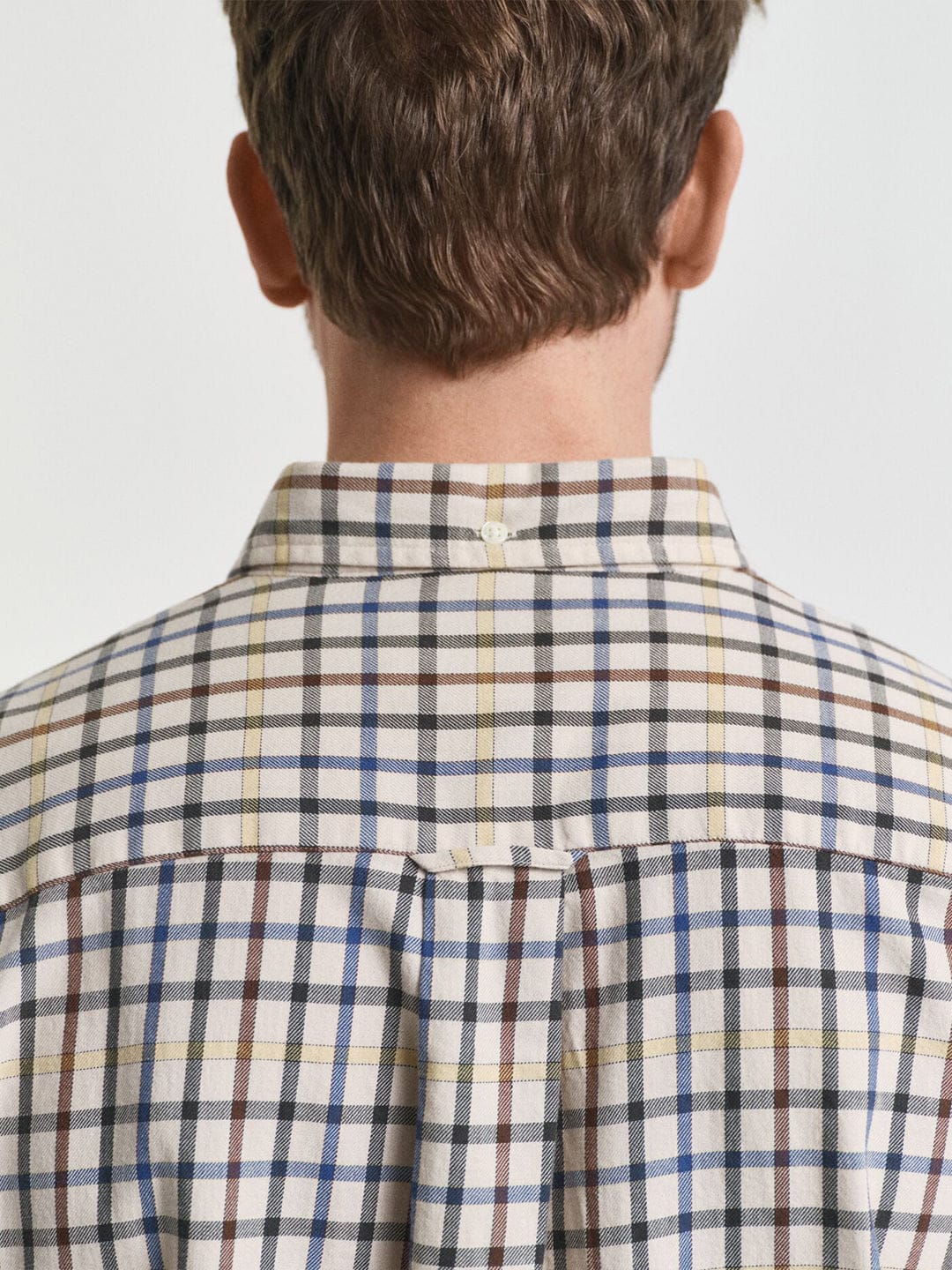 Gant Men Putty Checks Collar Shirt