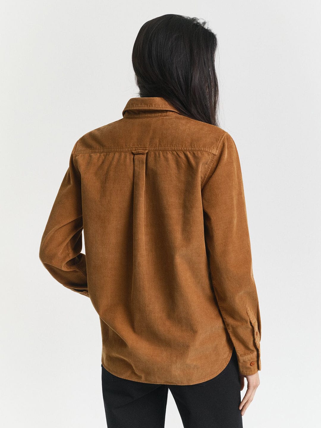 Gant Women Brown Solid Collar Shirt
