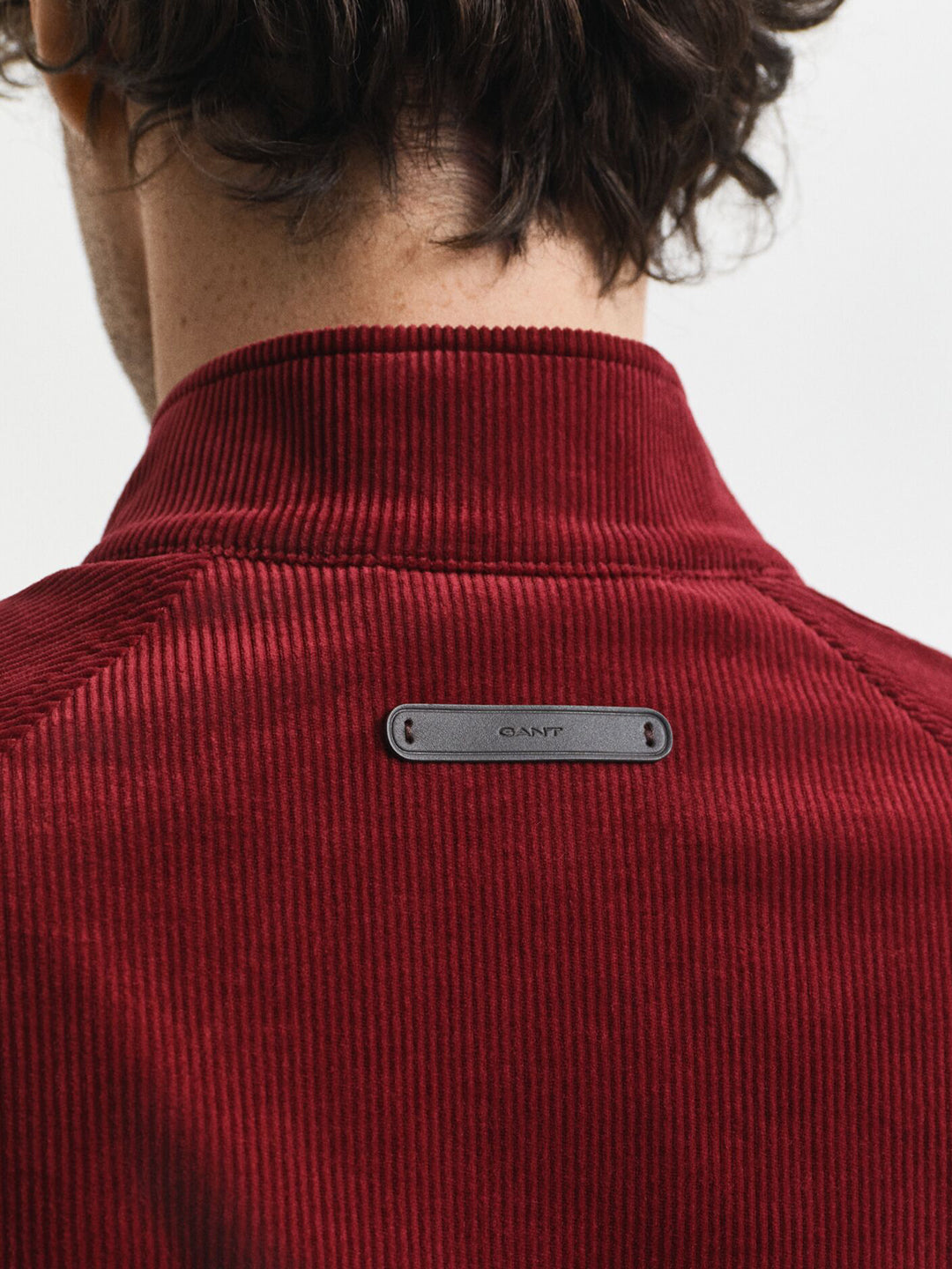 Gant Men Red Solid Collar Jacket