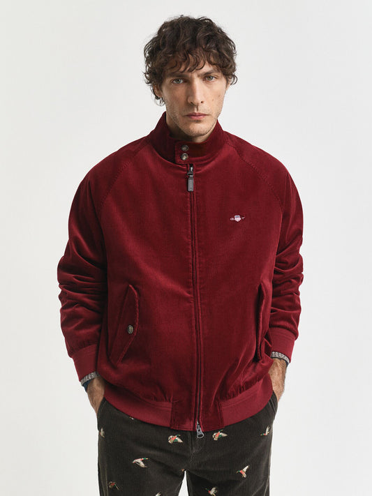 Gant Men Red Solid Collar Jacket