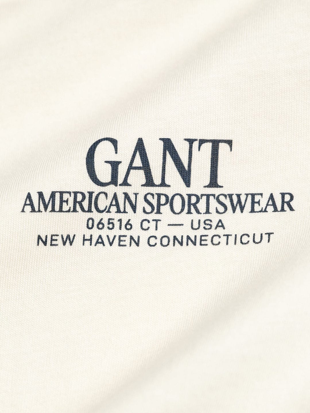 Gant Boys Cream Graphic Round Neck Tshirt