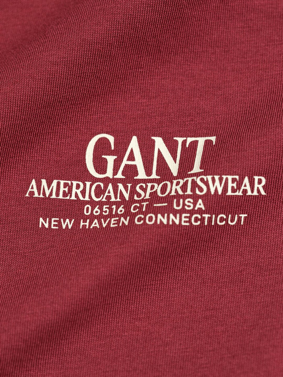 Gant Boys Red Graphic Round Neck Tshirt
