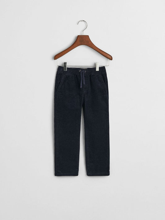 Gant Boys Blue Regular Fit Solid Trouser