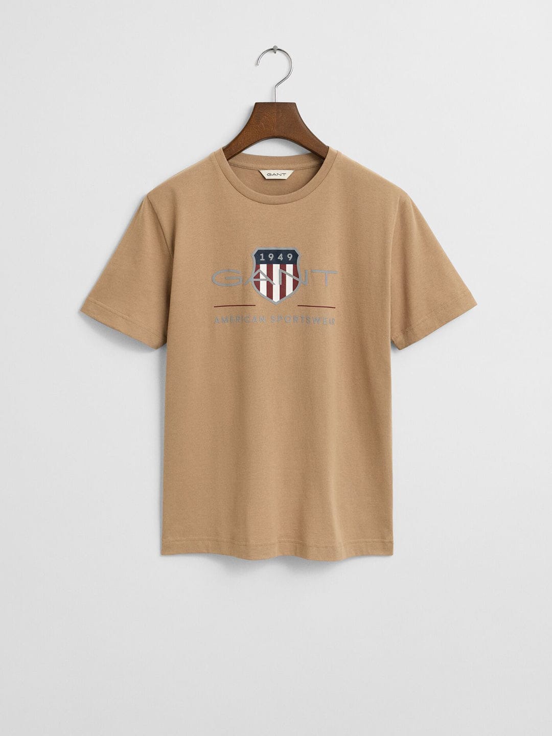 Gant Kids Brown Placed Graphic Round Neck Tshirt