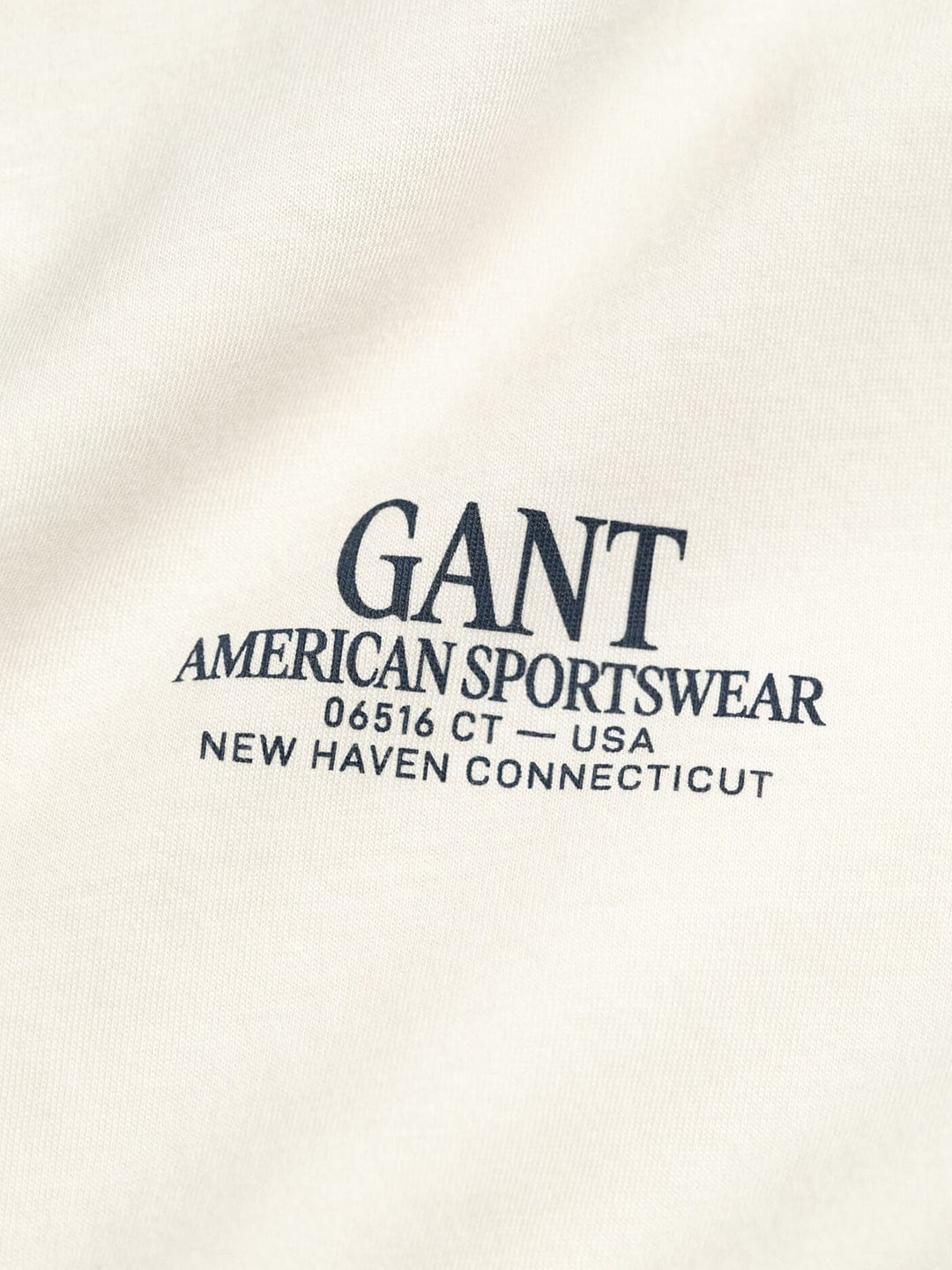 Gant Boys Cream Graphic Round Neck Tshirt