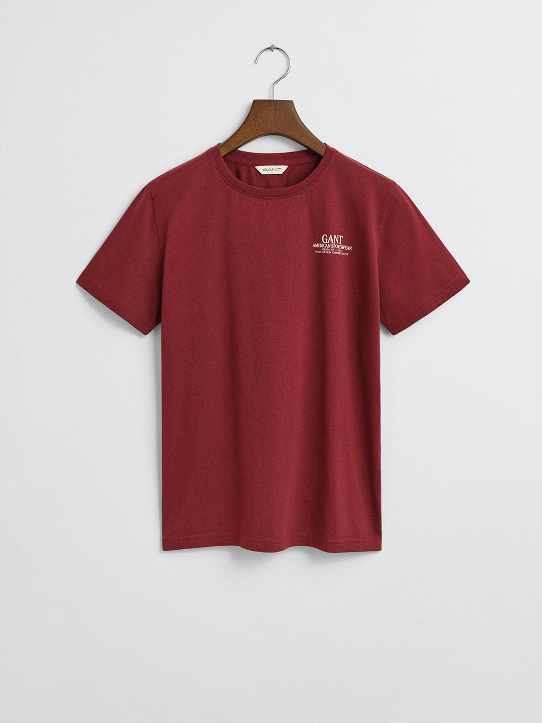 Gant Kids Red Placed Graphic Round Neck Tshirt