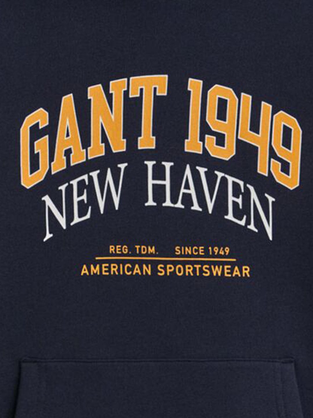 Gant Boys Blue Graphic Hooded Sweatshirt