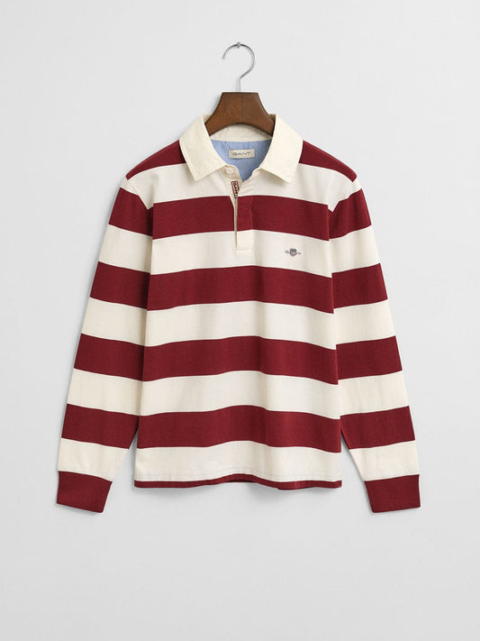 Gant Kids Red Striped Polo Tshirt