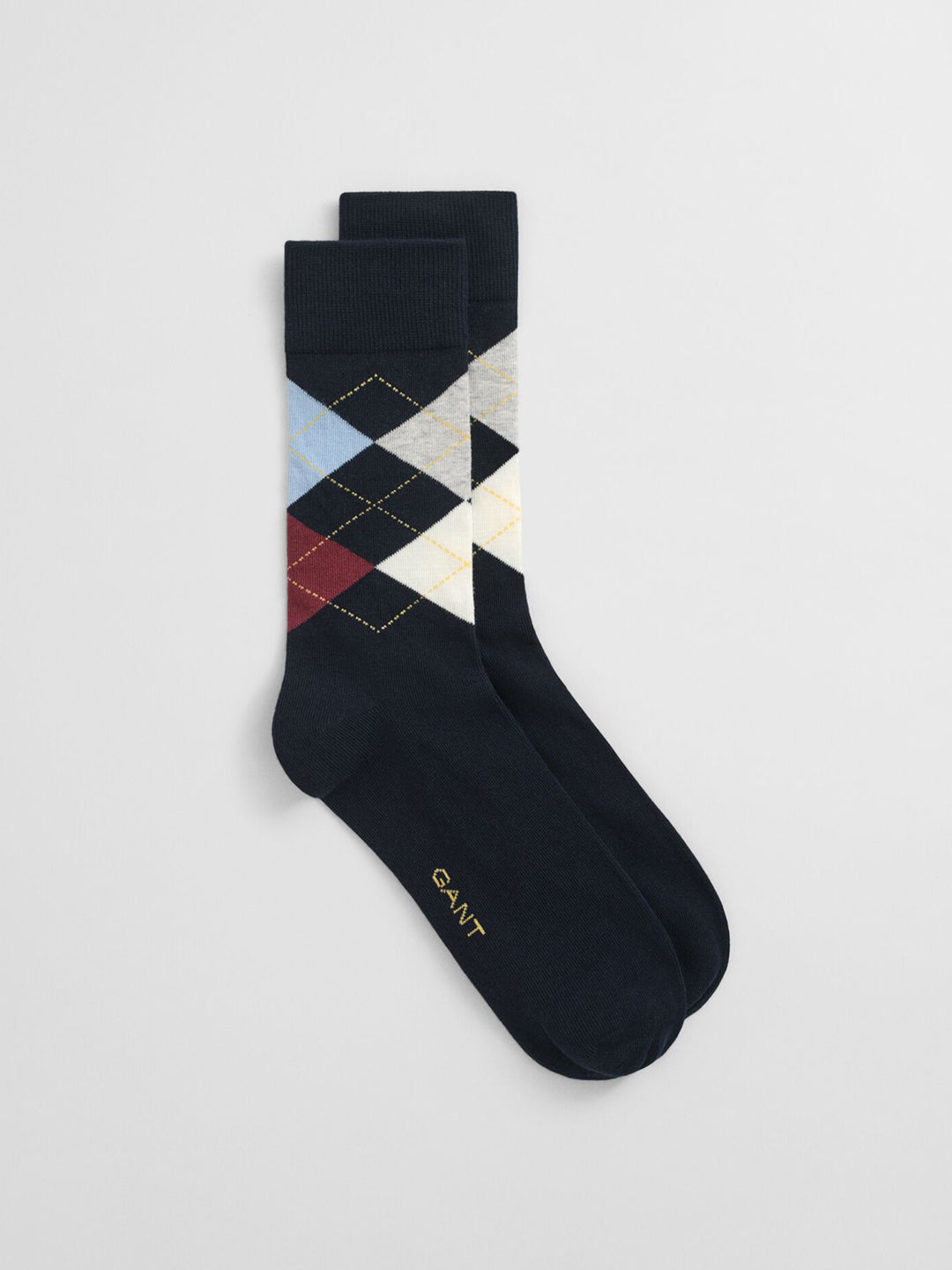 Gant Men Blue Argyle Socks