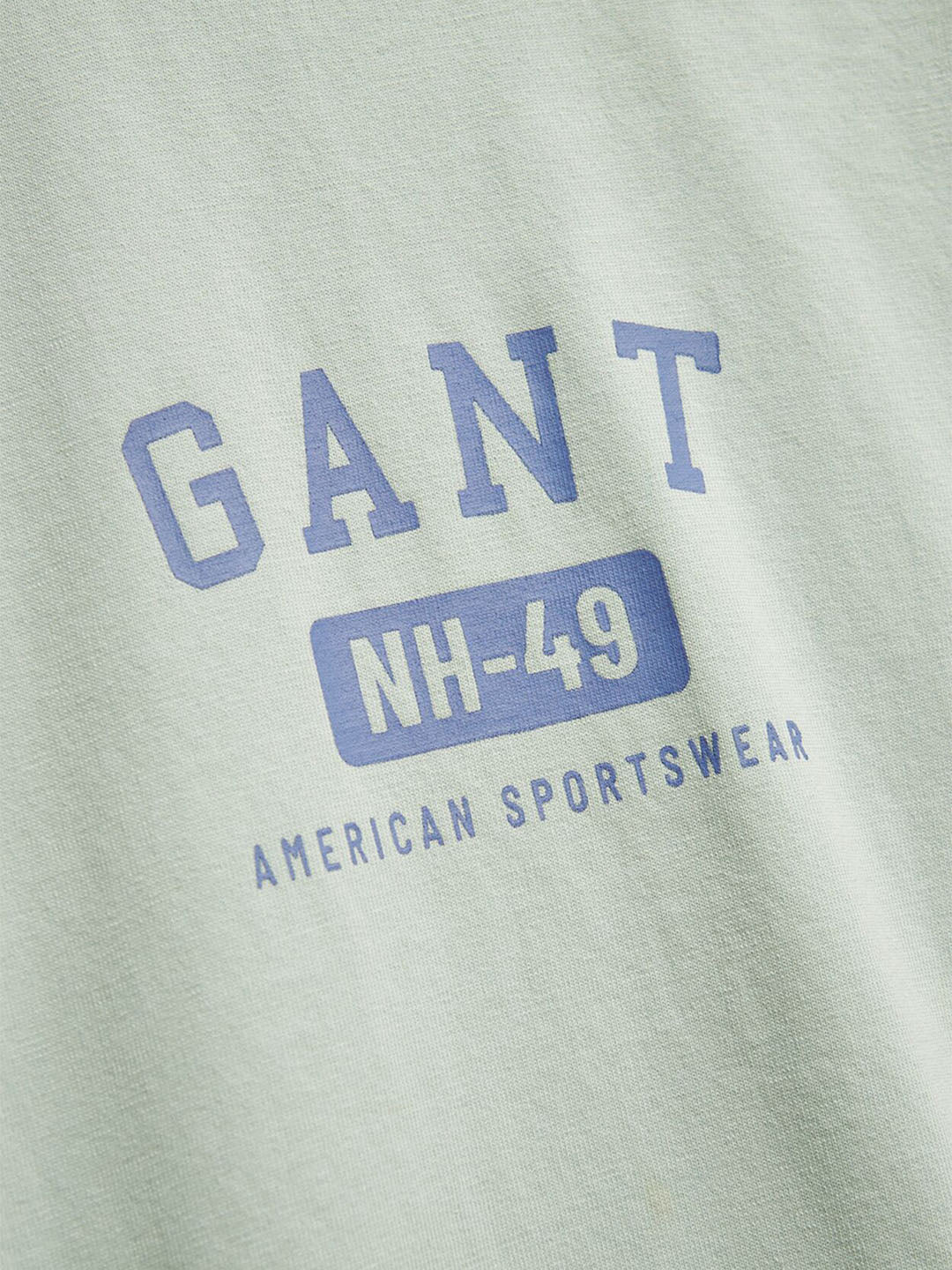 Gant Boys Green Solid Relaxed Fit Pure Cotton T-Shirt