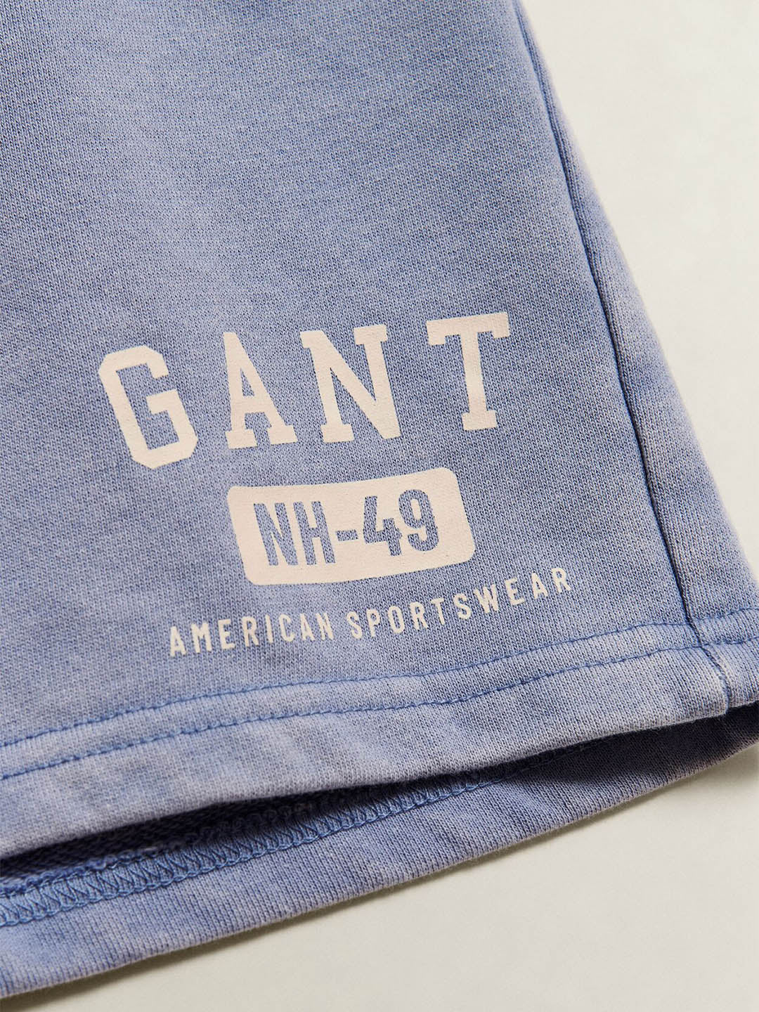 Gant Boys Blue Printed Regular Fit Pure Cotton Shorts