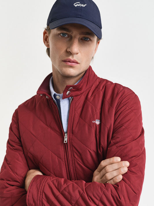 Gant Men Red Solid Collar Jacket