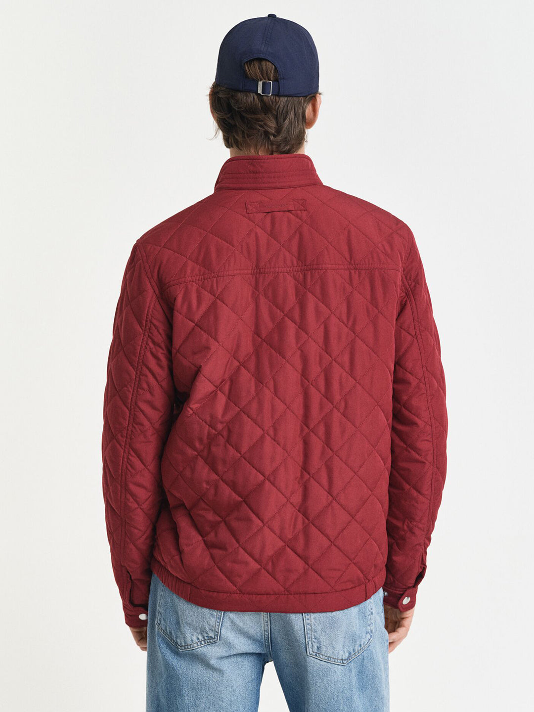 Gant Men Red Solid Collar Jacket