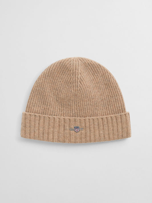 Gant Men Khaki Solid Beanies