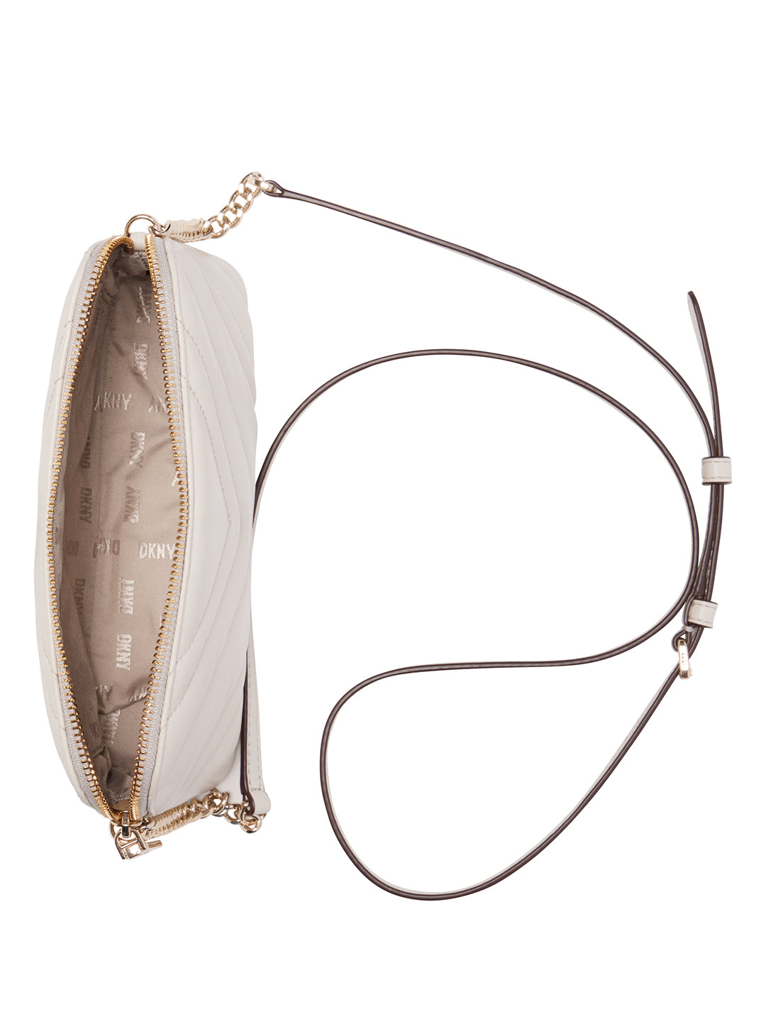 DKNY Women Grey Solid Crossbody Bag