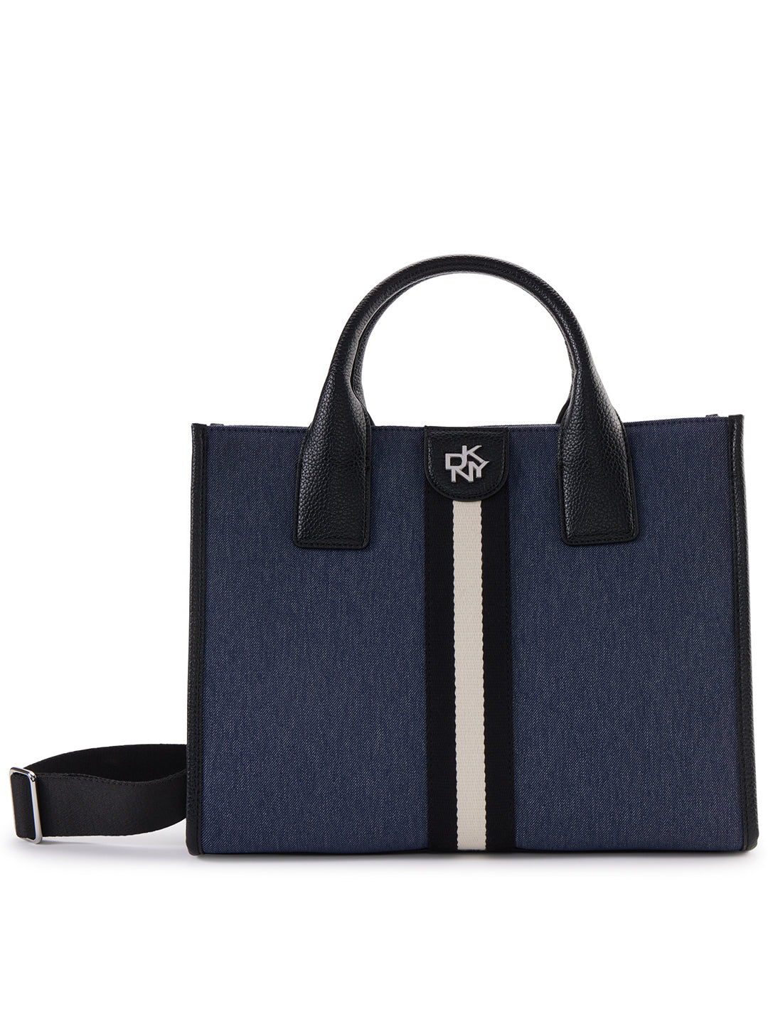 DKNY Women Blue Printed Handbag