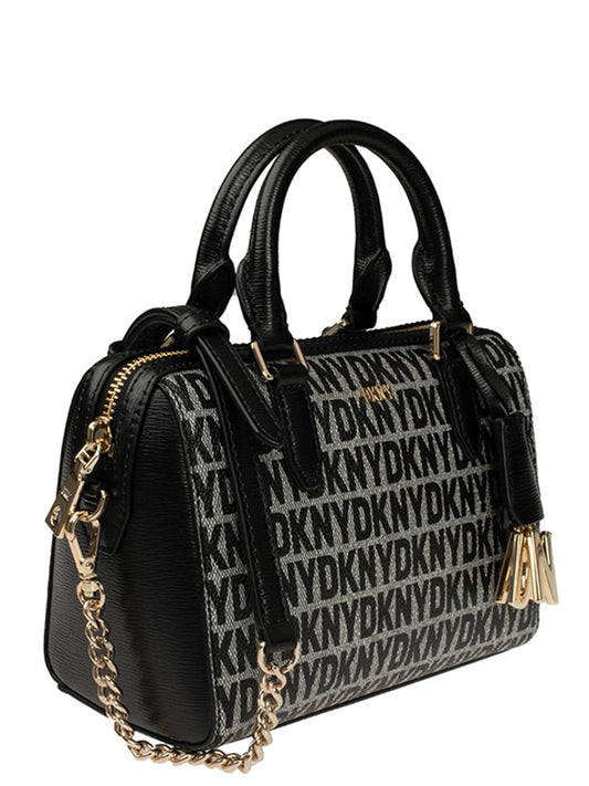 DKNY Women Black Printed Crossbody Bag