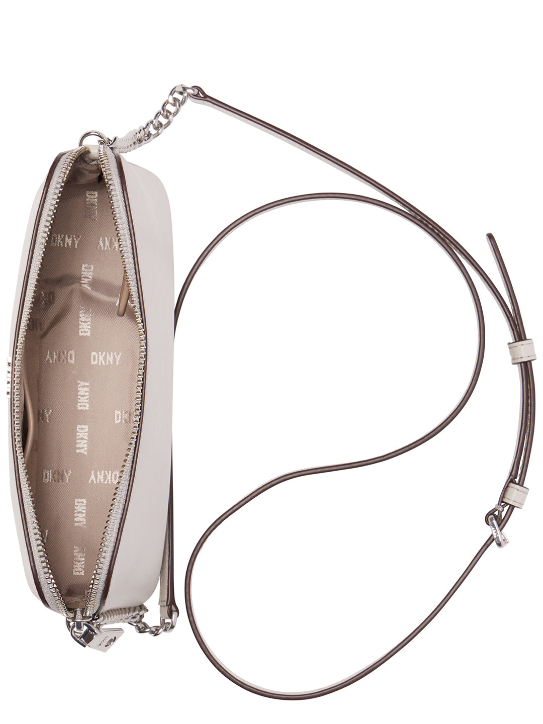 DKNY Women Grey Solid Crossbody Bag