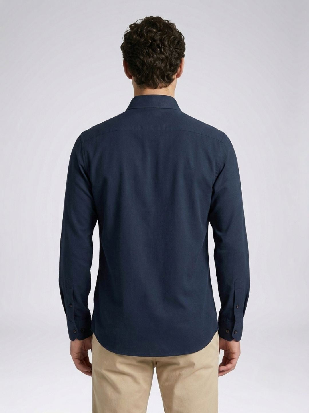 Amit Arora Men Navy Blue Embroidered Slim Fit Shirt
