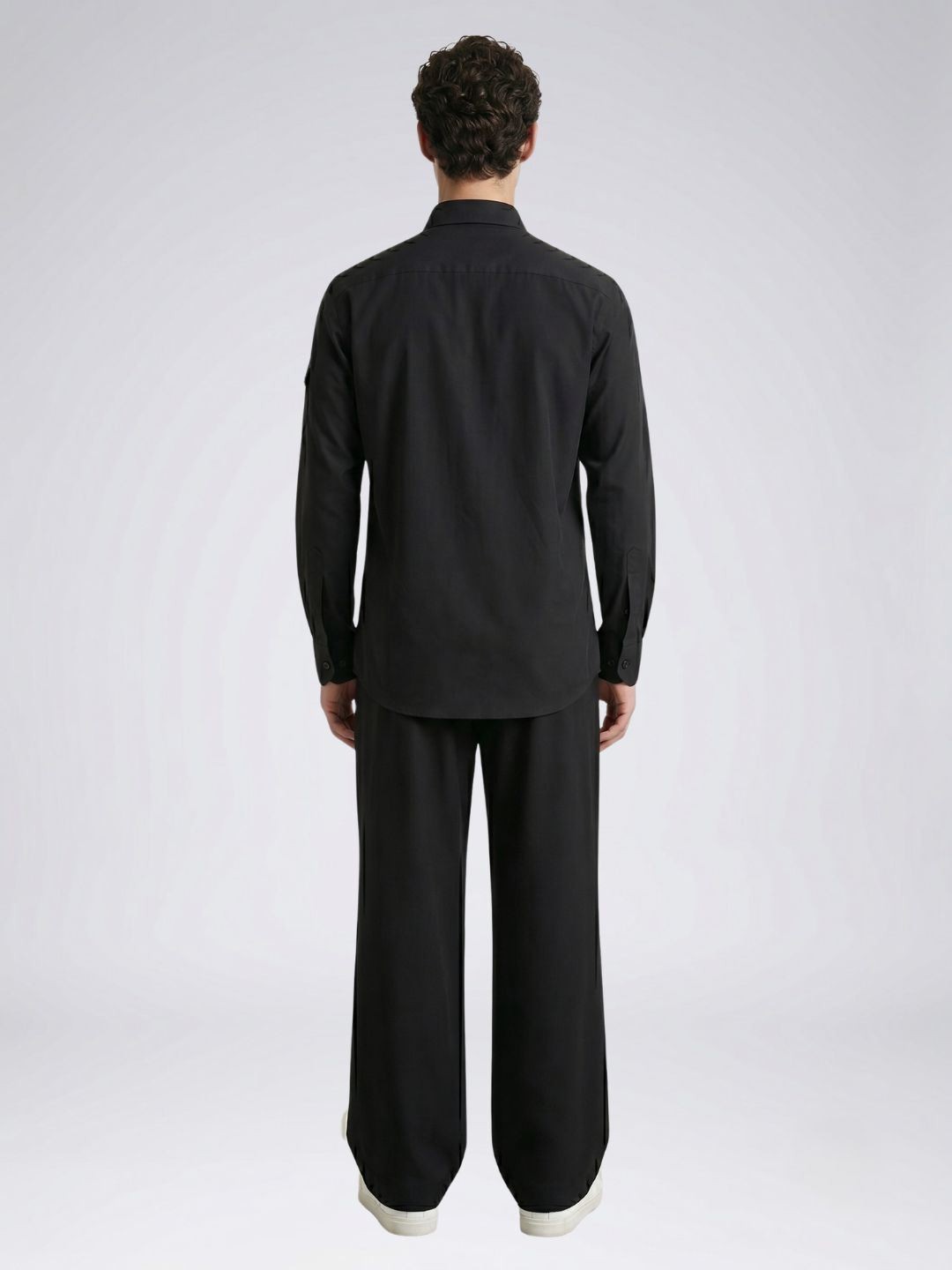 Amit Arora Men Black Embroidered Slim Fit Shirt With Trouser
