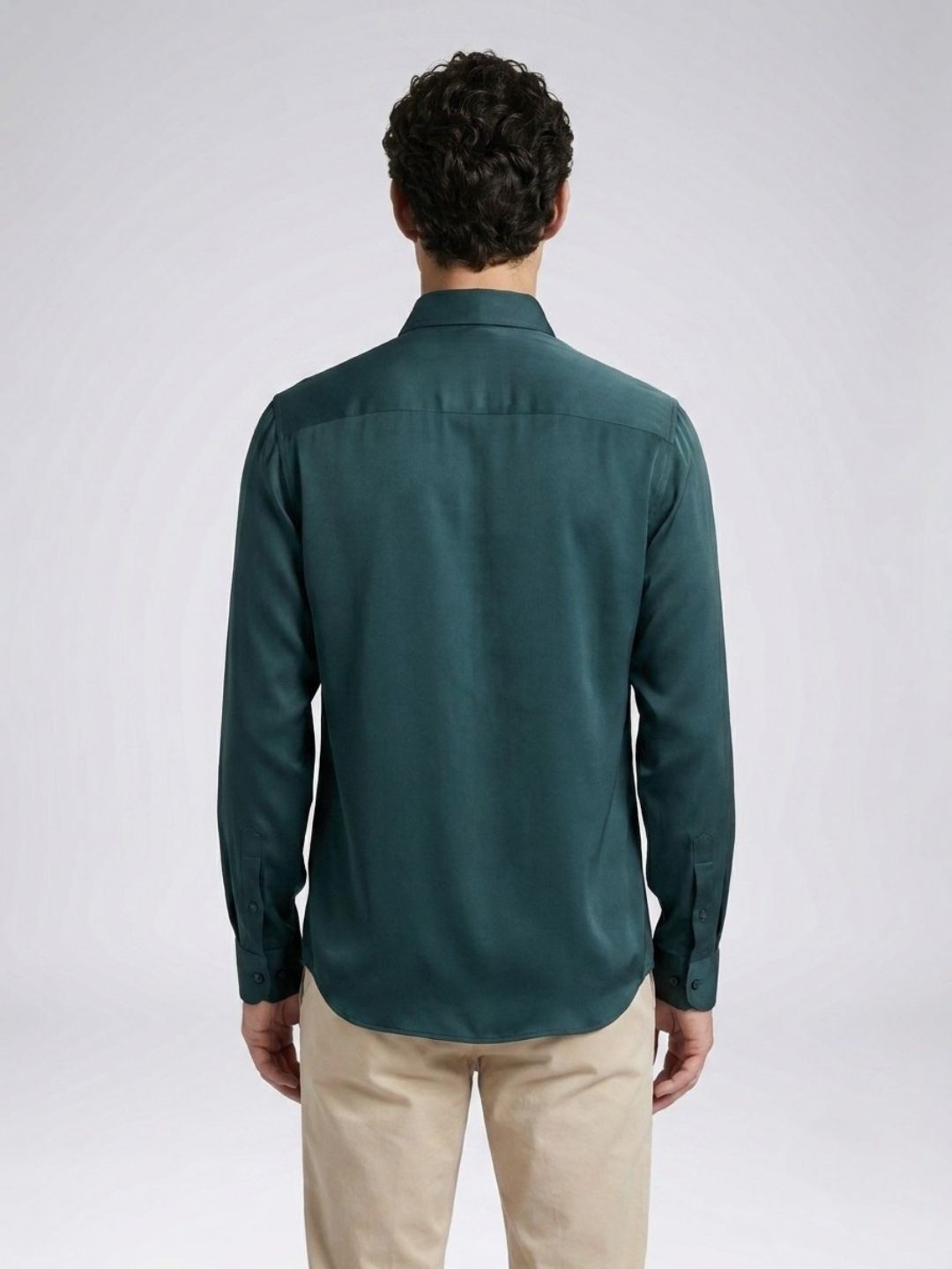 Amit Arora Men Teal Green Embellished Slim Fit Shirt