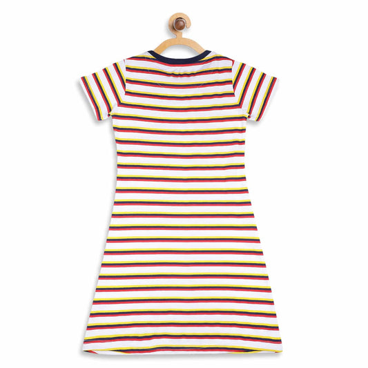 Blue Giraffe Girls Dress