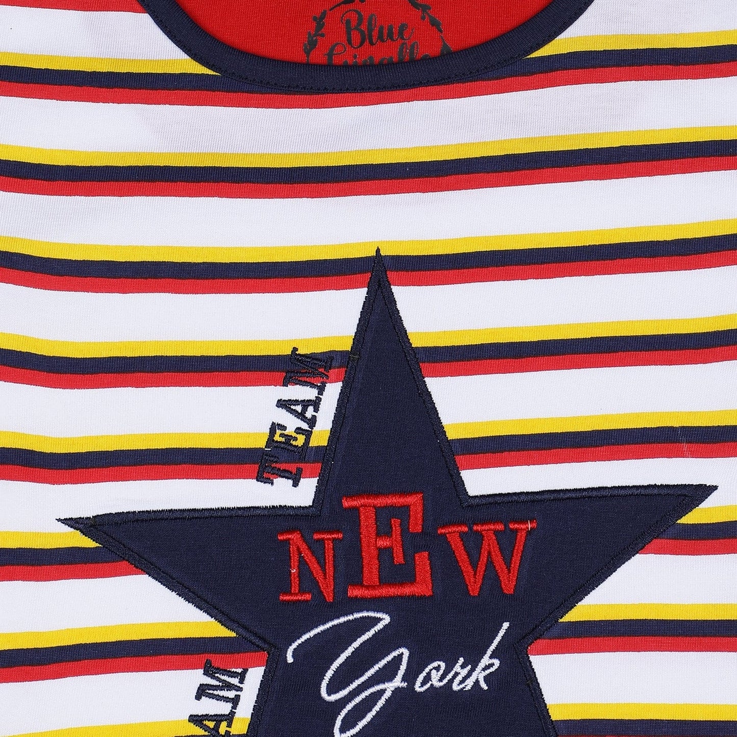 Blue Giraffe Girls Tshirt