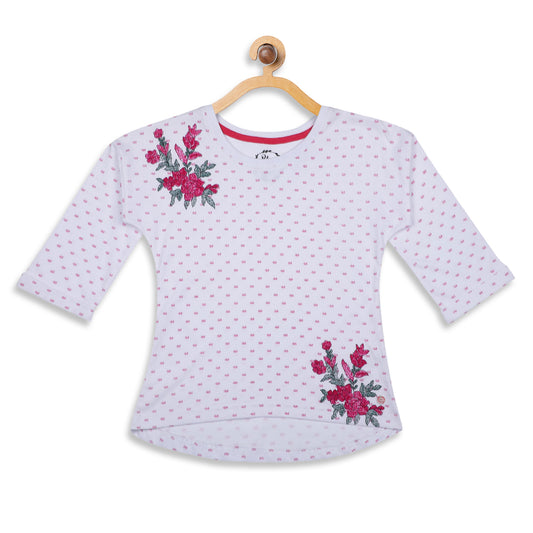 Blue Giraffe Girls Tshirt