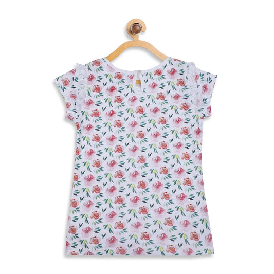 Blue Giraffe Girls Tshirt