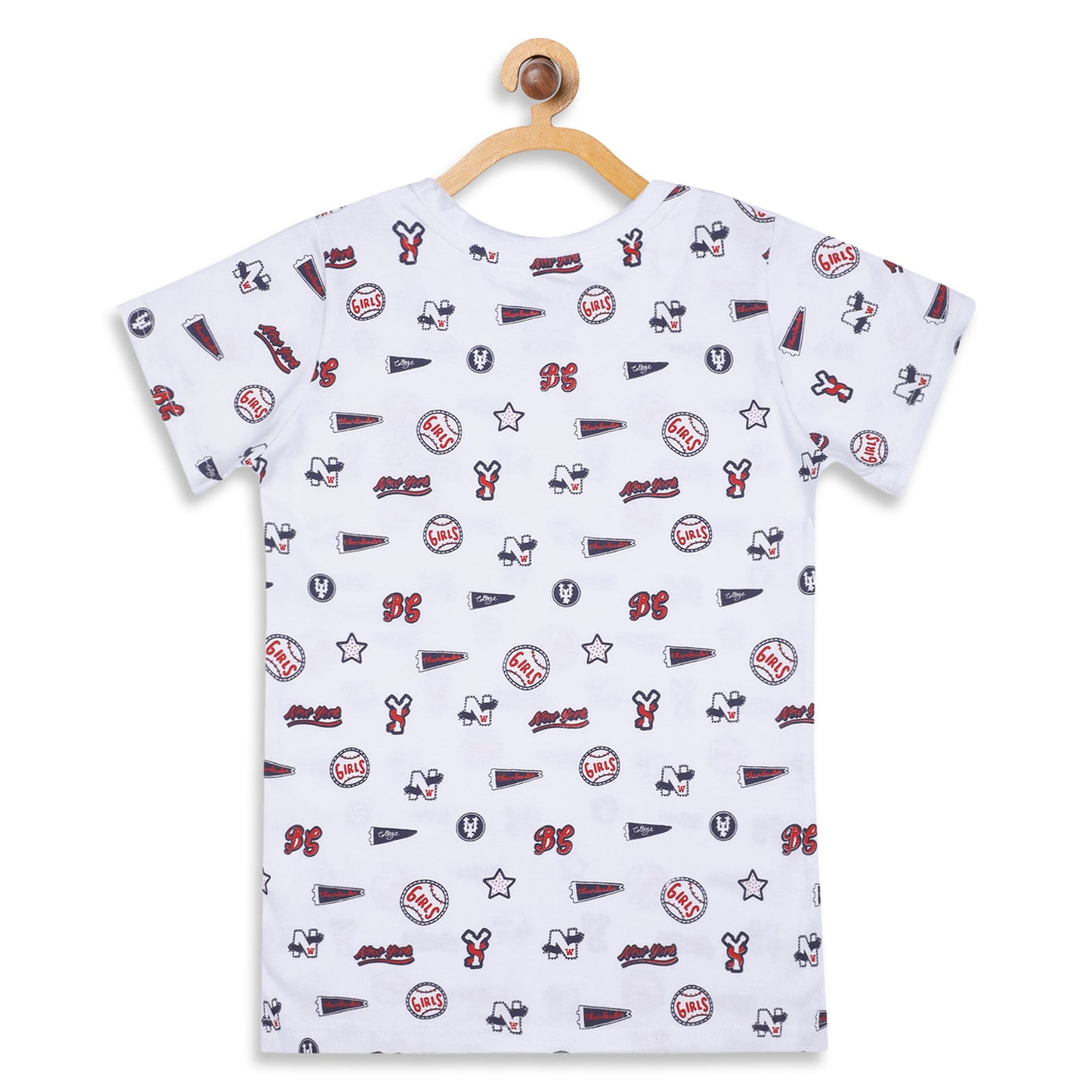 Blue Giraffe Girls Tshirt