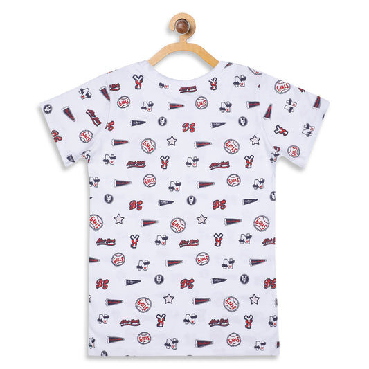 Blue Giraffe Girls Tshirt