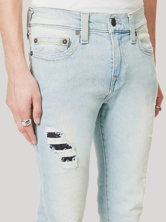 True Religion Men SN Rocco Skinny Fit Light Wash Jeans