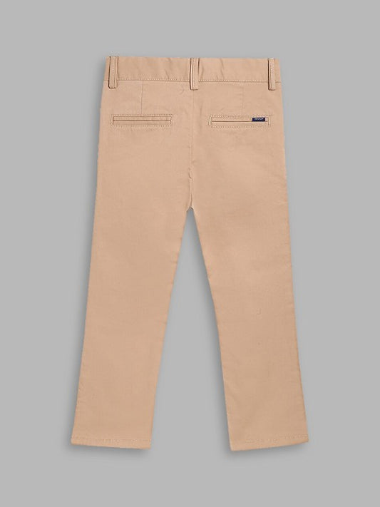 Gant Boys Brown Cotton Trouser