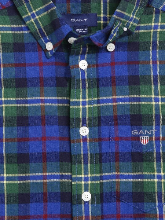 Gant Kids Multi Checked Regular Fit Shirt